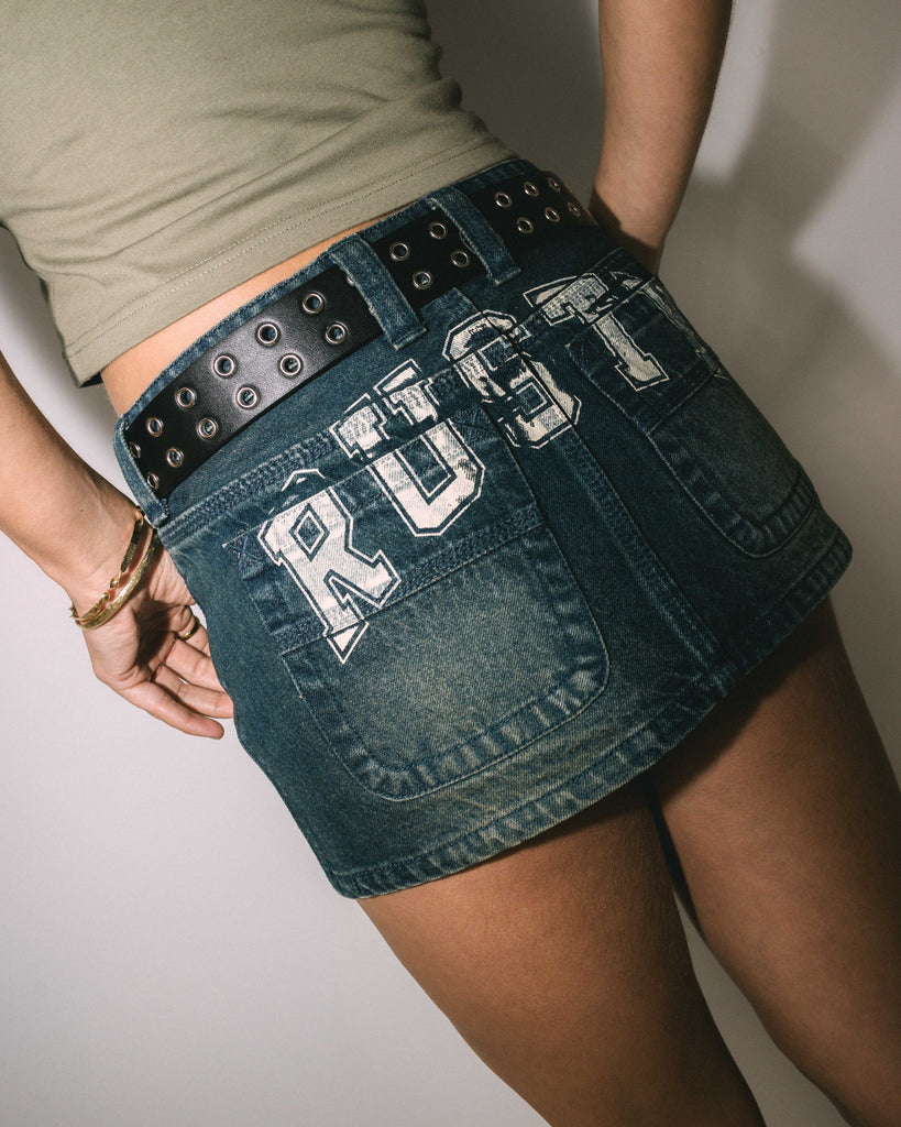 Rest&Recreation☆DENIM MINI SKIRT(3color) DENIM MINI SKIRT || INDIGO - The Little Things - The Little