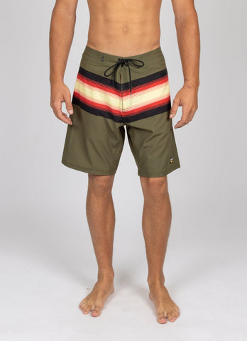 Ember Stripe Fixed Boardshort