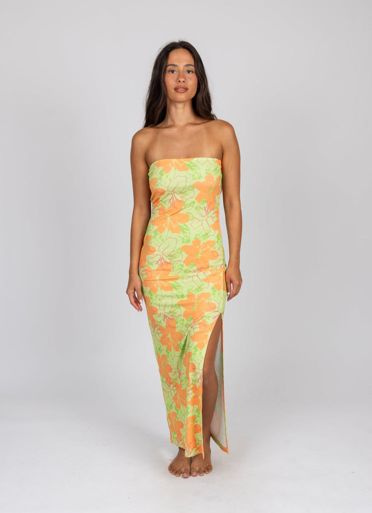 Hibiscus Maxi Dress | Rusty USA