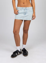 Flip Mommy Low Rise Denim Skirt