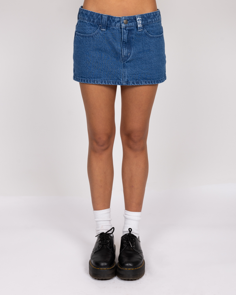 Flip Mommy Low Rise Denim Skirt | Rusty USA