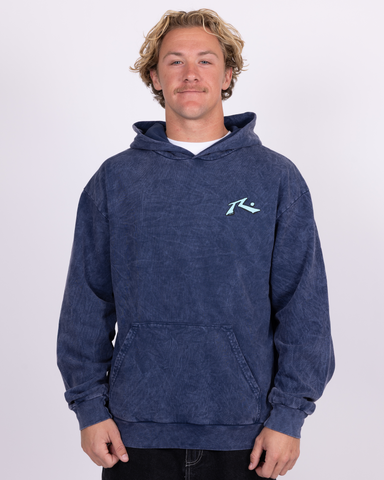 Zig Zag Hooded Pull Over