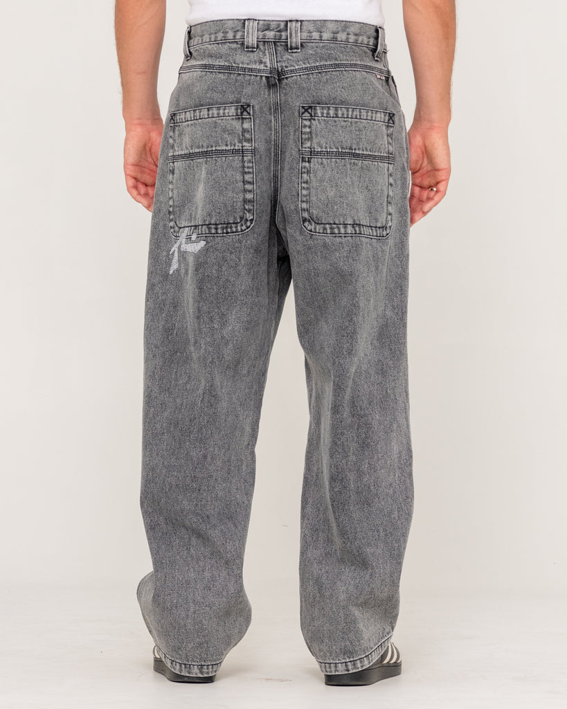 【LABROS】Big Stitch Baggy Jeans (Black) LABROS】Big Stitch Baggy Jeans (Black) LABROS(ラブロス)/ BIG