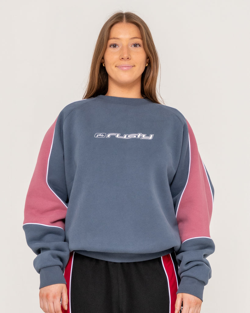 【Raucohouse】Plain overlock fleece over sweatshirt SWHFR14NY1_HOOD_DOWN.jpg?