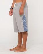 Burnt Rubber Elastic Boardshort