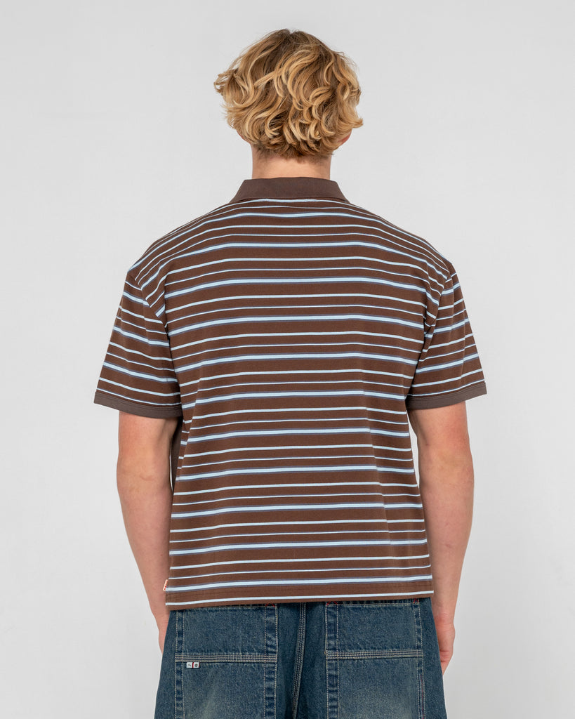 Pop Off Short Sleeve Polo | Rusty USA
