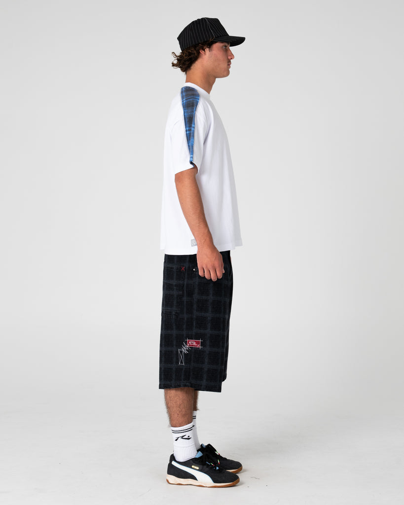 Griddy Wide Baggy Jort | Rusty USA