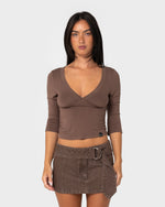Monroe Keyhole Jersey Top