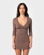 Rikki Vee Neck Dress