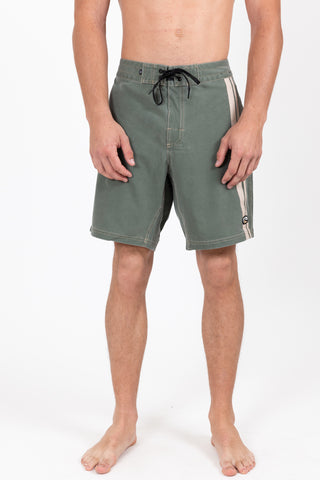 Burnt Rubber Fitted Boardshort