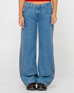 Flip Mommy Wide Leg Denim Jean