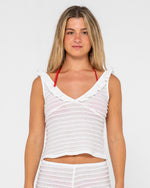 Red Raw Archival Racer Tank