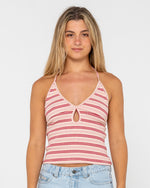 Red Raw Archival Racer Tank