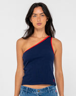 Red Raw Archival Racer Tank