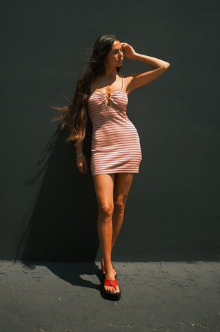 Cross The Line Mini Dress