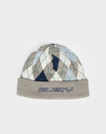 White Lines Reversible Beanie