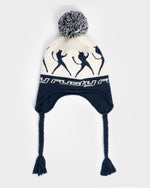 White Lines Reversible Beanie