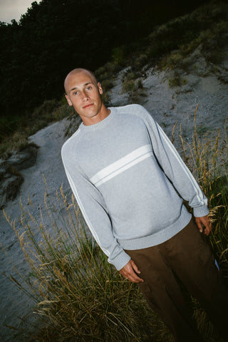 White Lines 2.0 Knitted Crew