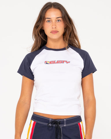 Archived Raglan Short Sleeve Skimmer Tee