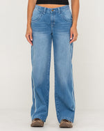 Flip Mommy Low Rise Wide Leg Denim Jean