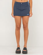 Camo-Mile Low Rise Mini Skirt