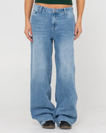 Flip Mommy Low Rise Wide Leg Denim Jean