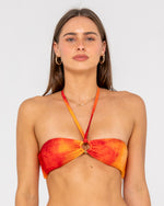 Lennie Leopard Bralette Bikini Top