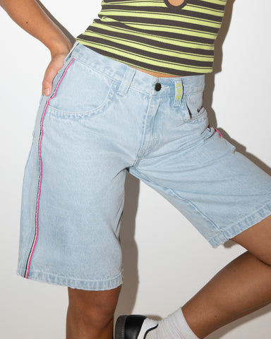 Flip Mommy Low Rise Wide Leg Denim Short