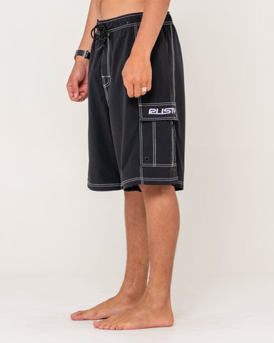 Pick Pocket Elastic Waist Boardshort