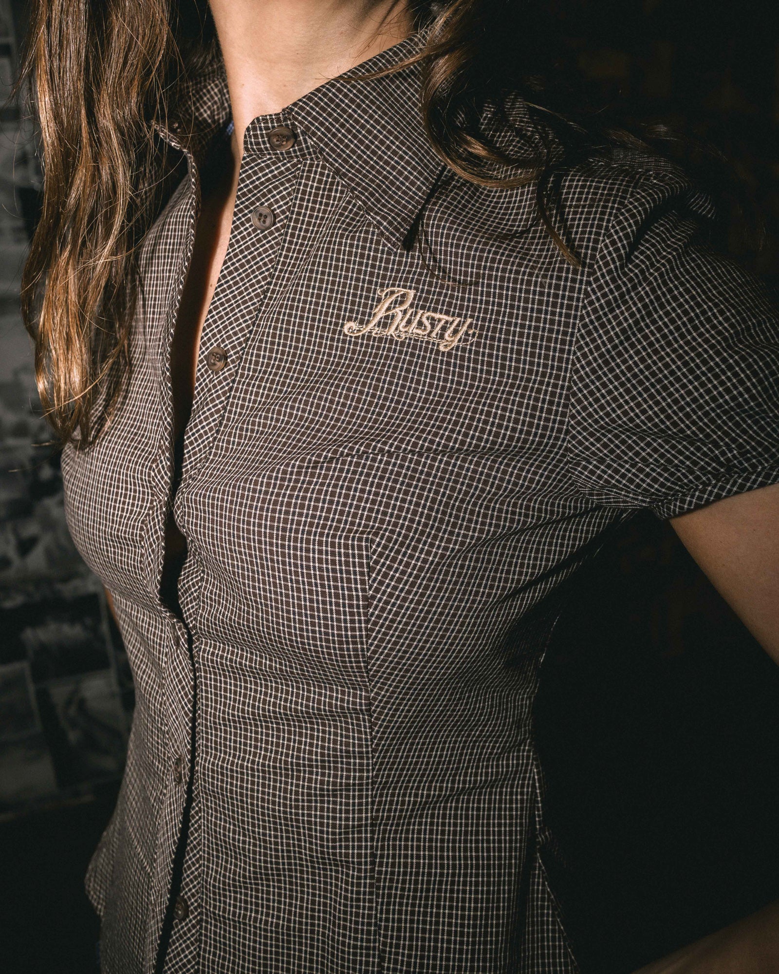 Missy May Check Shirt | Rusty USA