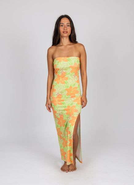 Hibiscus Maxi Dress | Rusty USA