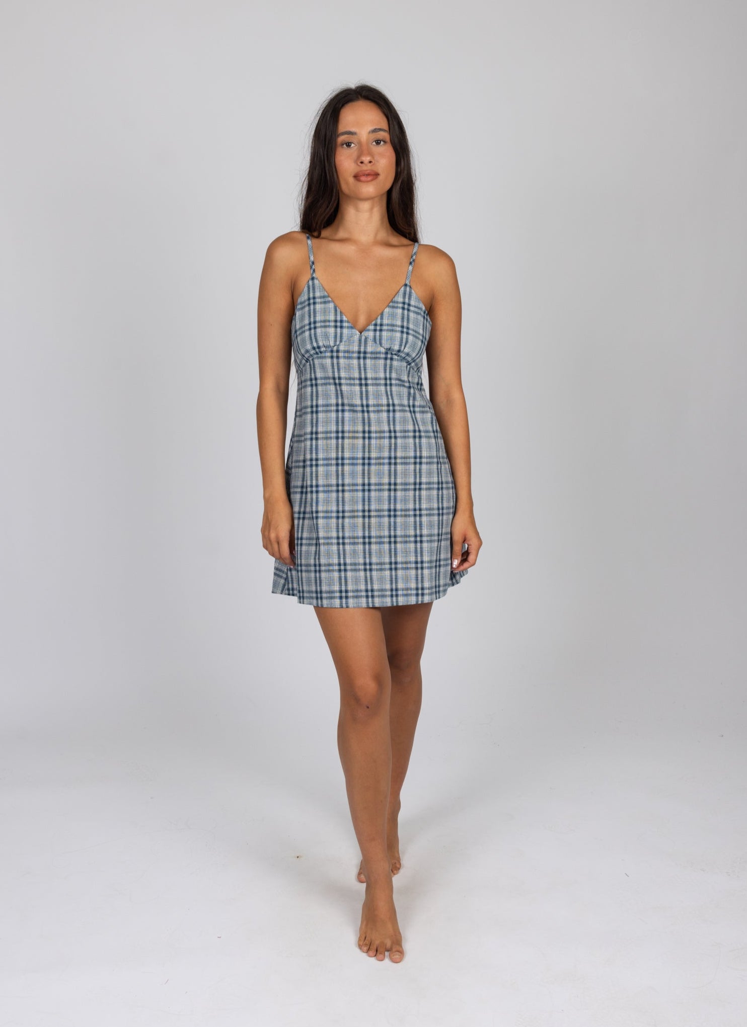 Turner Plaid Mini Dress | Rusty USA