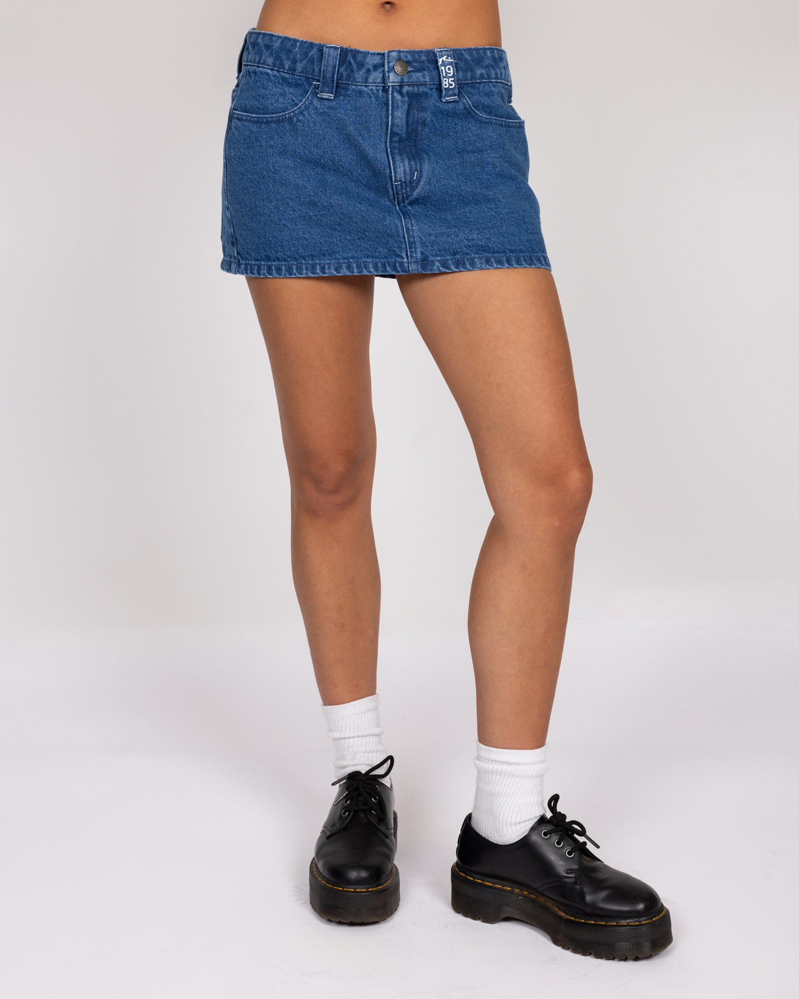 Flip Mommy Low Rise Denim Skirt | Rusty USA