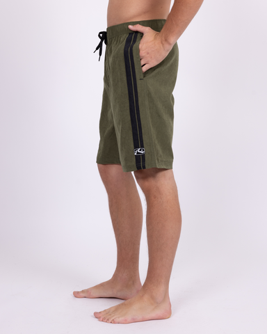 Burnt Rubber Elastic Boardshort