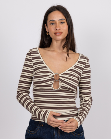 Emma Ring Long Sleeve Top