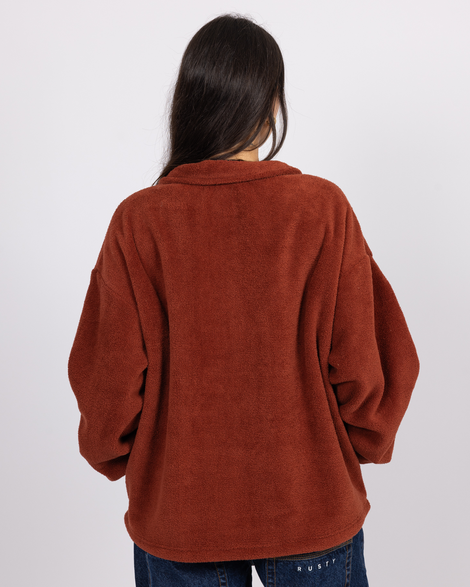 Two Tides Zip Through Sherpa Jacket | Rusty USA