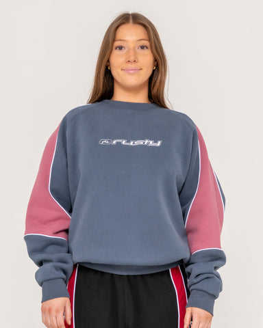 South Of The River Oversize Crew Fleece