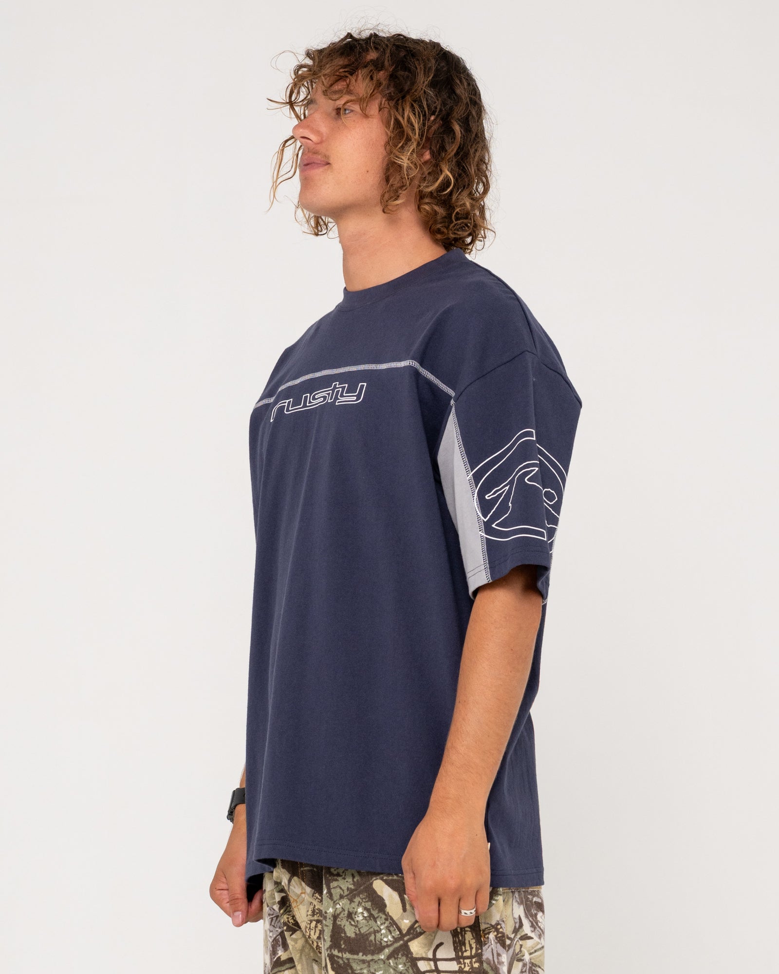Cyberwave Short Sleeve Tee | Rusty USA