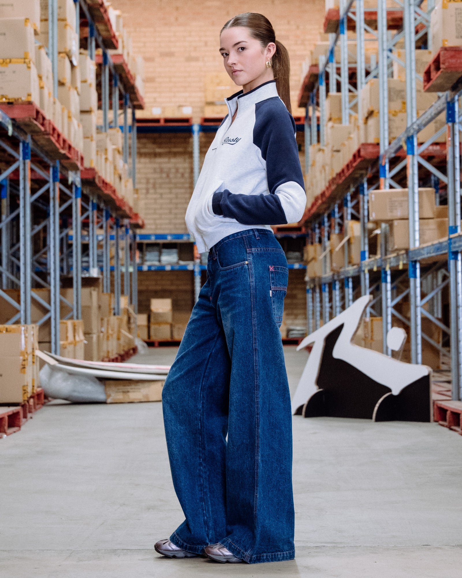 Colour Me Wendy Wide Low Rise Jeans | Rusty USA