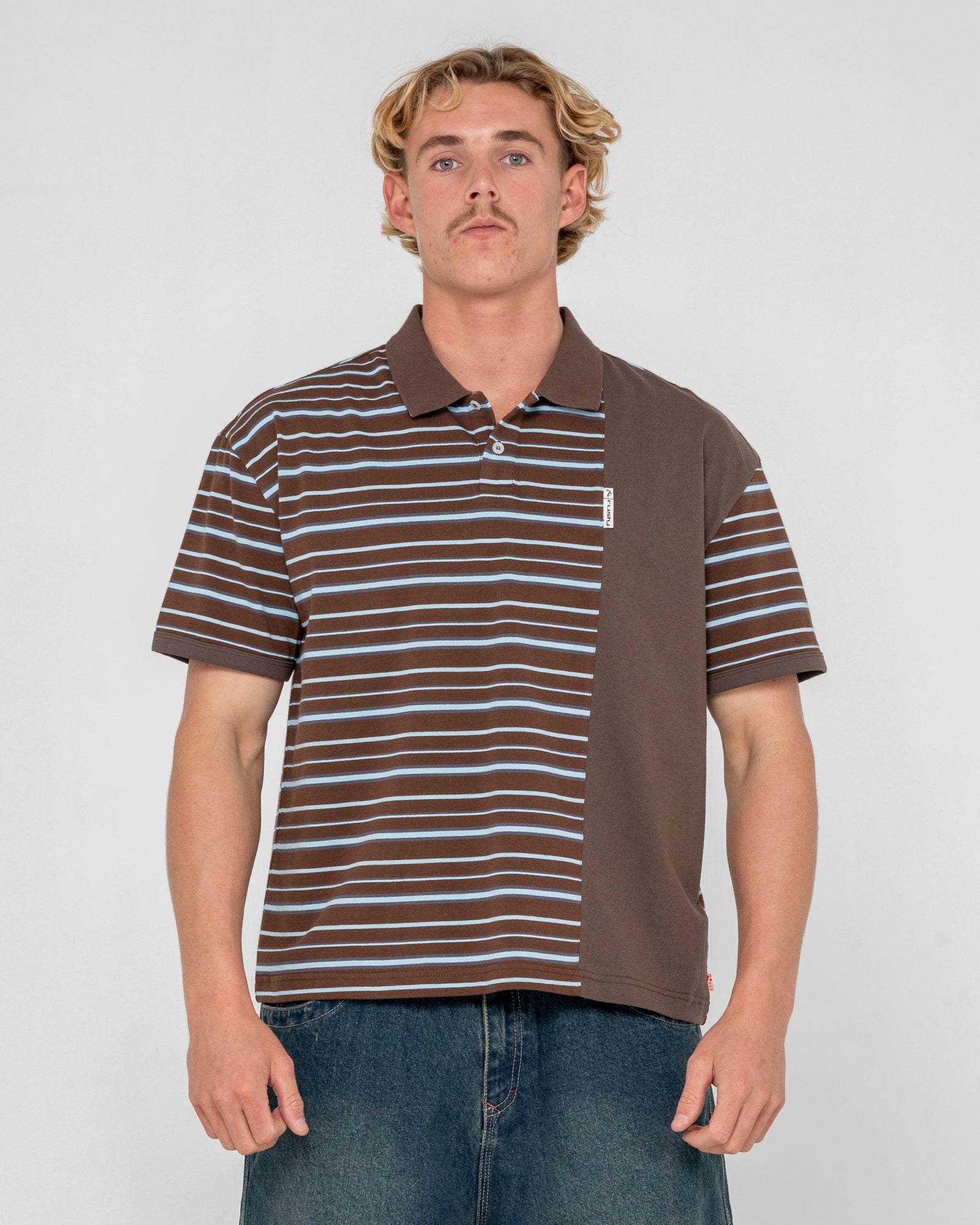Pop Off Short Sleeve Polo | Rusty USA