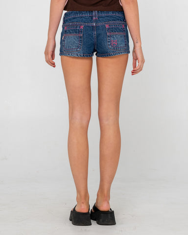 Colour Me Lucky Number Micro Mini Short