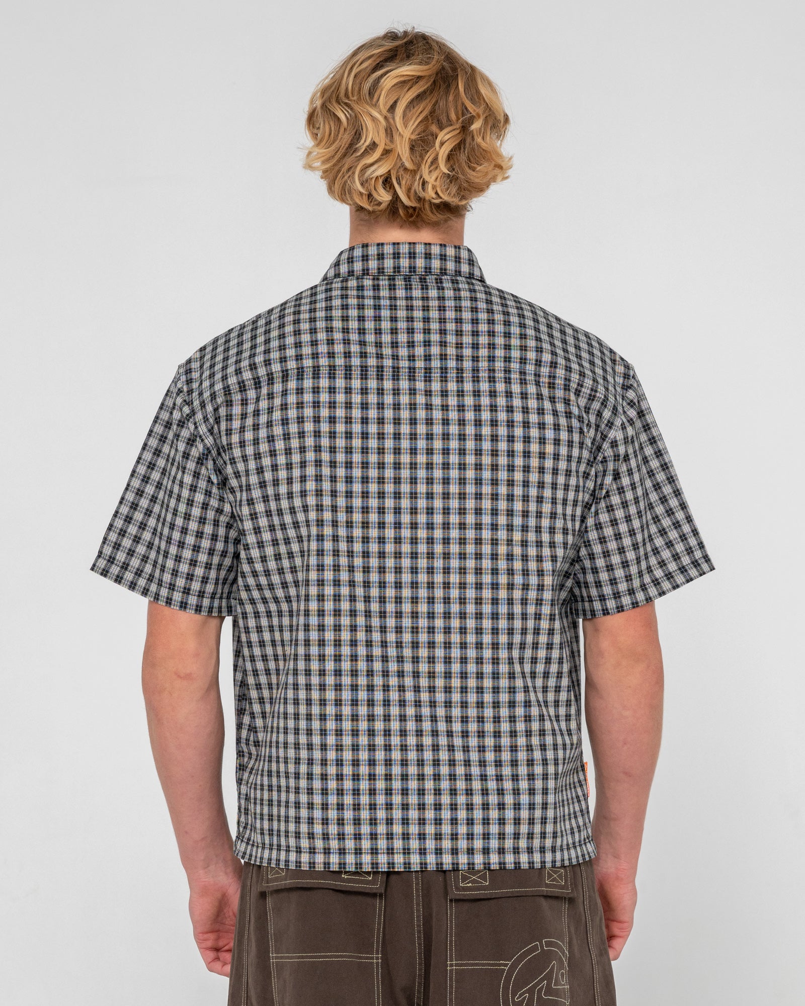 Check 1 Check 2 Short Sleeve Shirt | Rusty USA