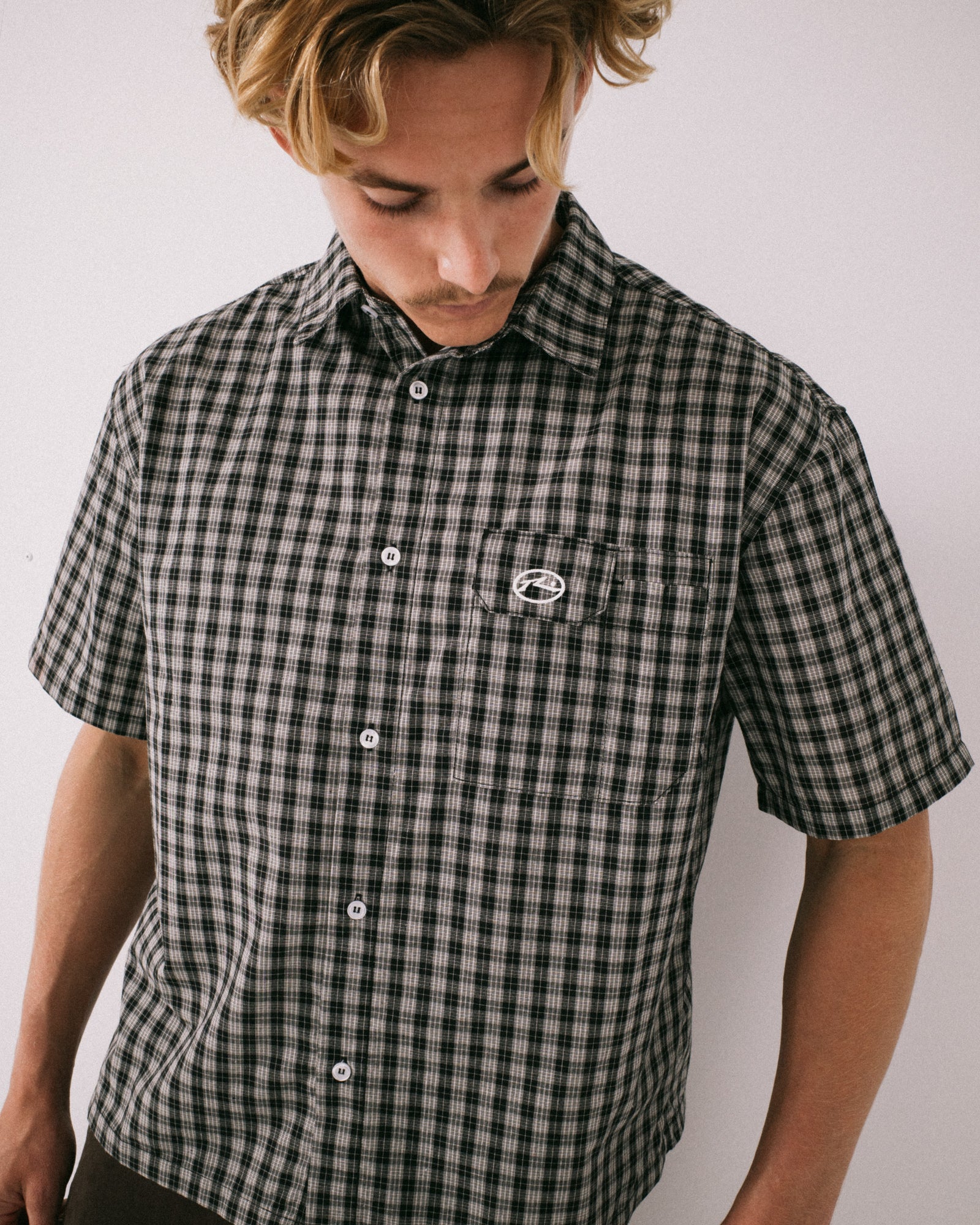 Check 1 Check 2 Short Sleeve Shirt | Rusty USA