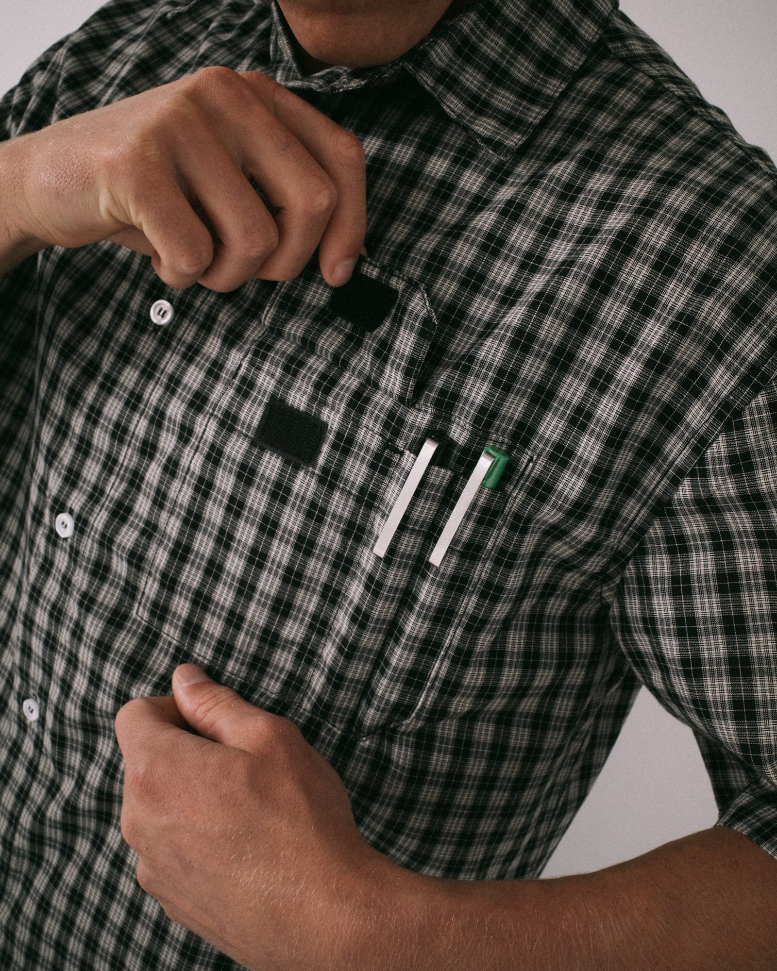 Check 1 Check 2 Short Sleeve Shirt | Rusty USA