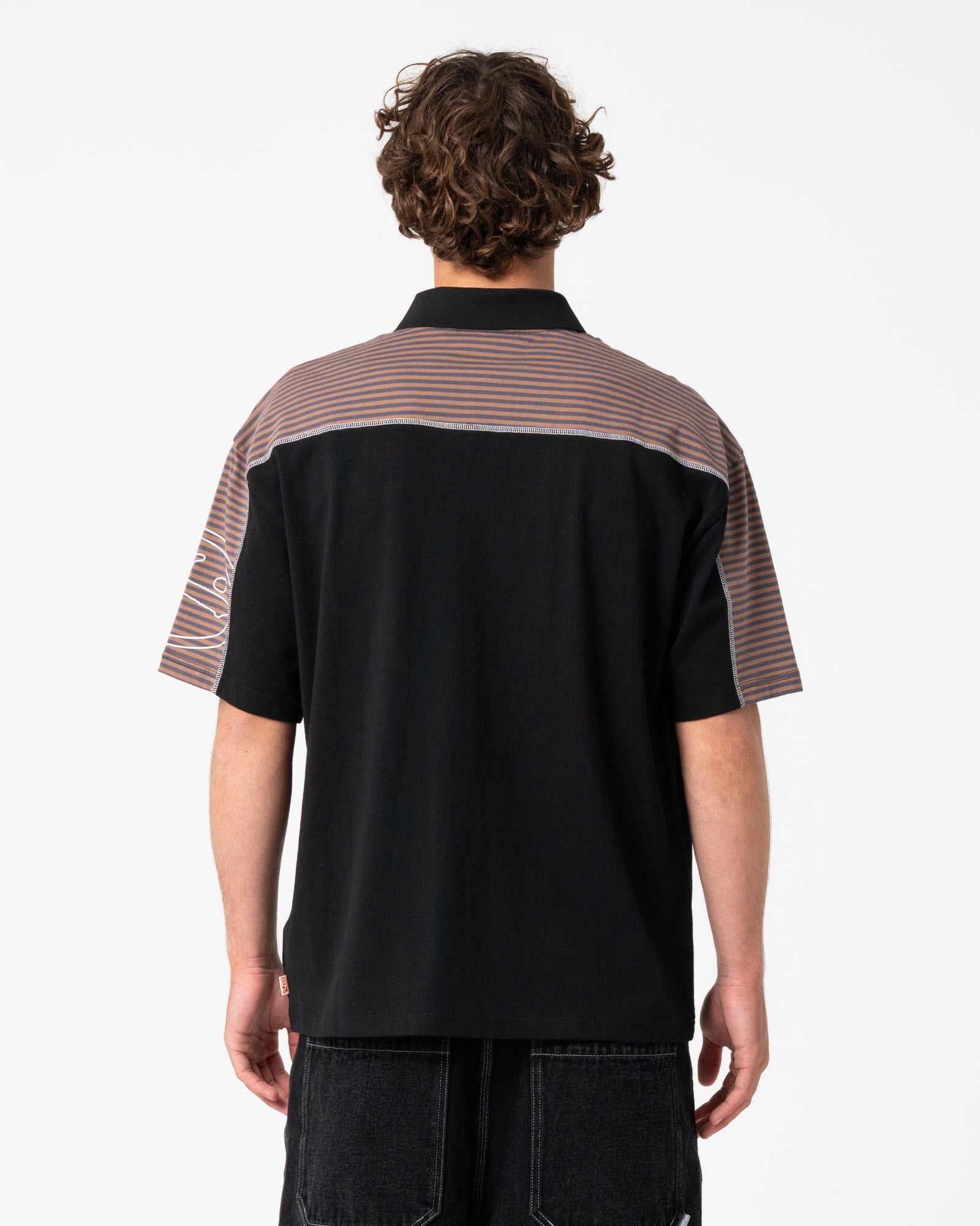 Cyber Crime Short Sleeve Polo | Rusty USA