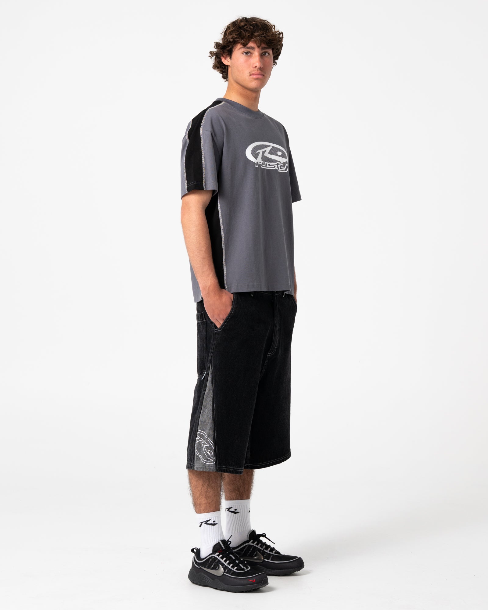Hit Up Short Sleeve Tee | Rusty USA