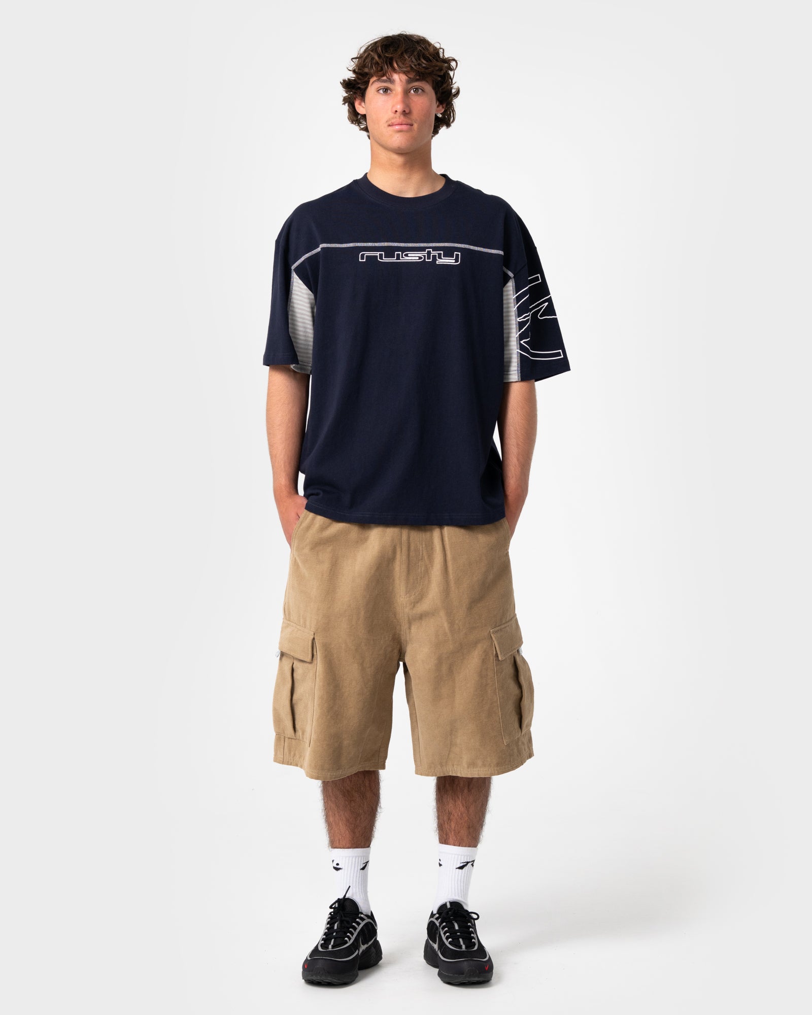 Rusty様　オーダーご確認用2-1 Cyber Stripe Short Sleeve Tee | Rusty USA