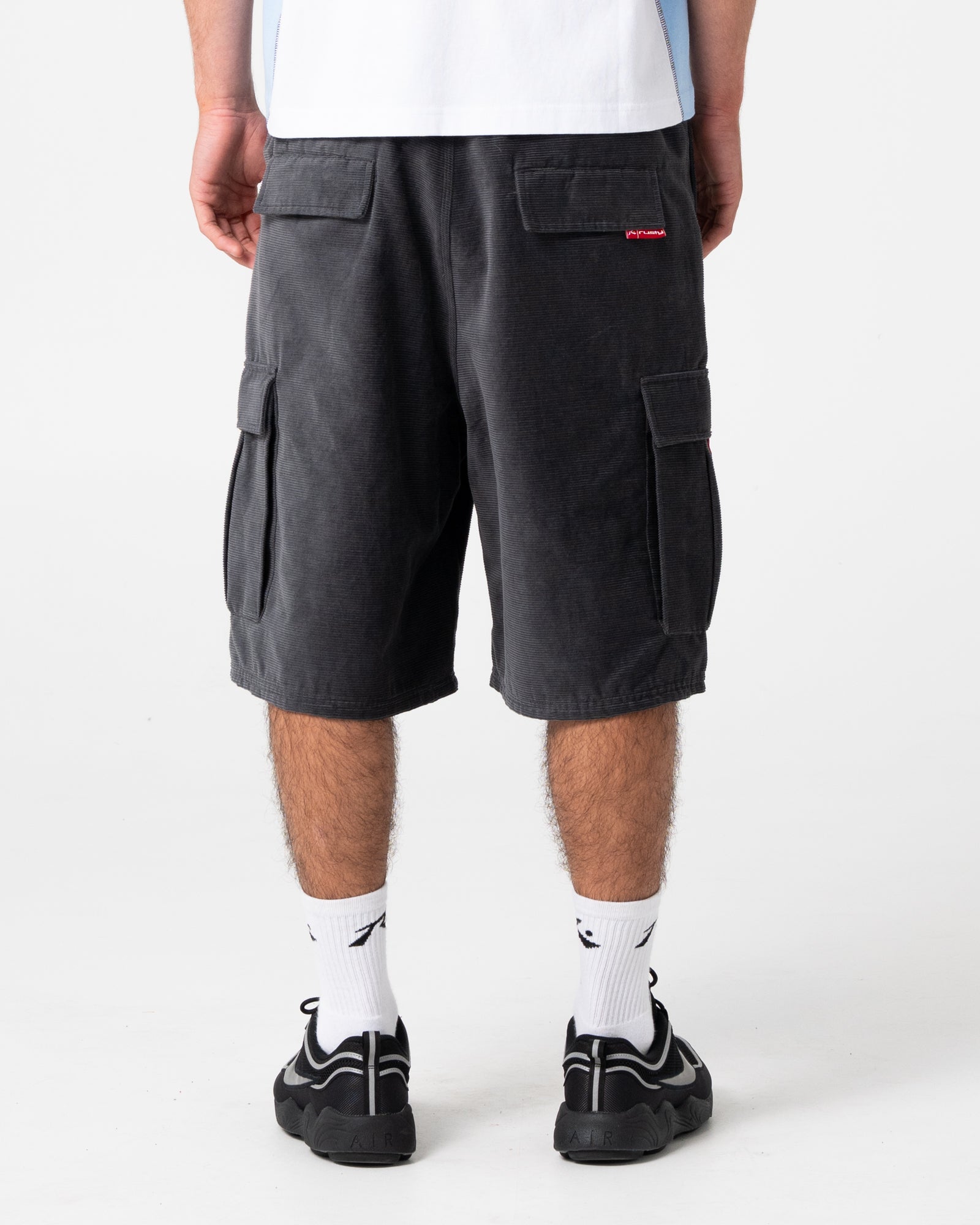 パンツ SOL guruguru Sweat Cargo Shorts DarkGray Cobra Cord Elastic Cargo Short | Rusty USA