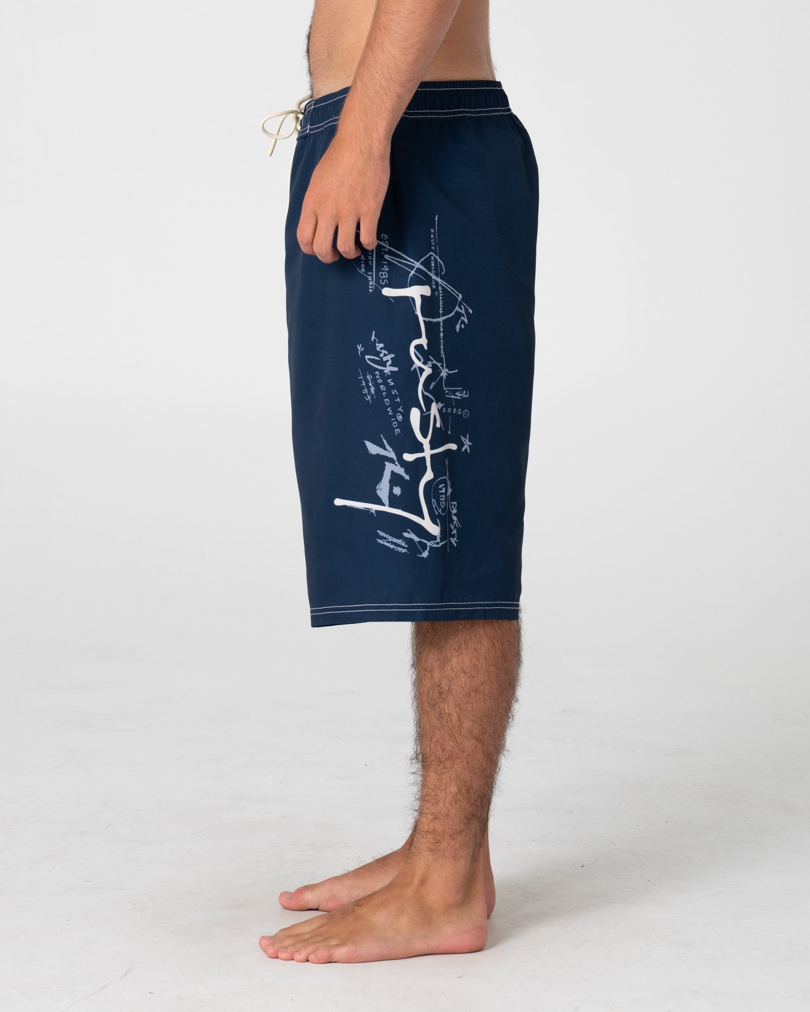 Crisis Hybrid Waist Boardshort | Rusty USA