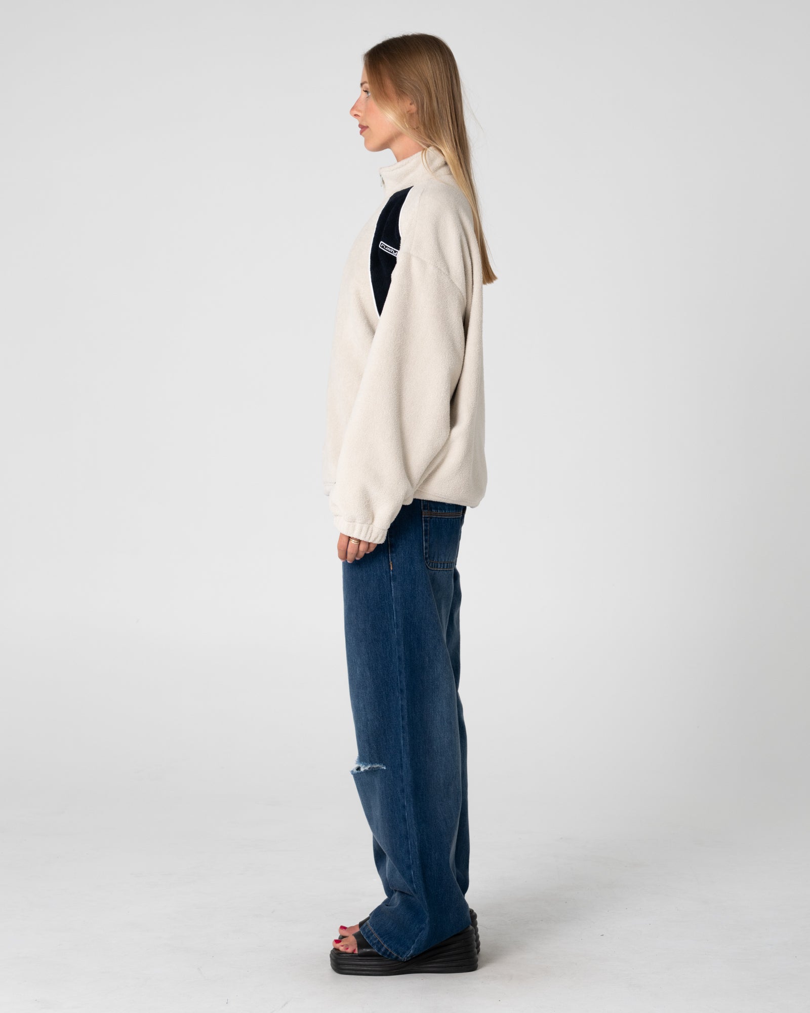 Two Tides Zip Through Sherpa Fleece | Rusty USA